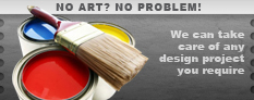 No art no problem, we can design